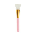 Soft silicone brush for gentle and precise application of skincare products and makeup.