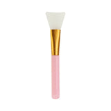 Soft silicone brush for gentle and precise application of skincare products and makeup.