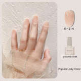 Glossy Gel Nail Polish in vibrant color, providing long-lasting, chip-resistant nails.