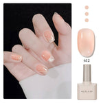 Glossy Gel Nail Polish in vibrant color, providing long-lasting, chip-resistant nails.