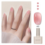 Glossy Gel Nail Polish in vibrant color, providing long-lasting, chip-resistant nails.