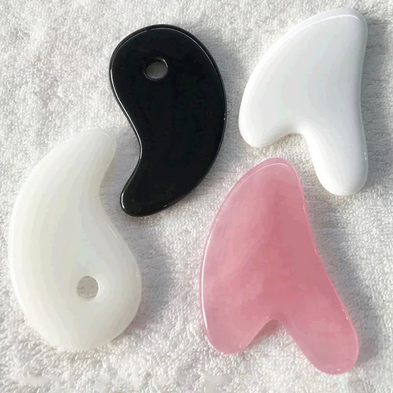 Gua Sha Facial Massager – Enhances circulation and promotes relaxation with smooth, ergonomic design