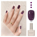 Glossy Gel Nail Polish in vibrant color, providing long-lasting, chip-resistant nails.